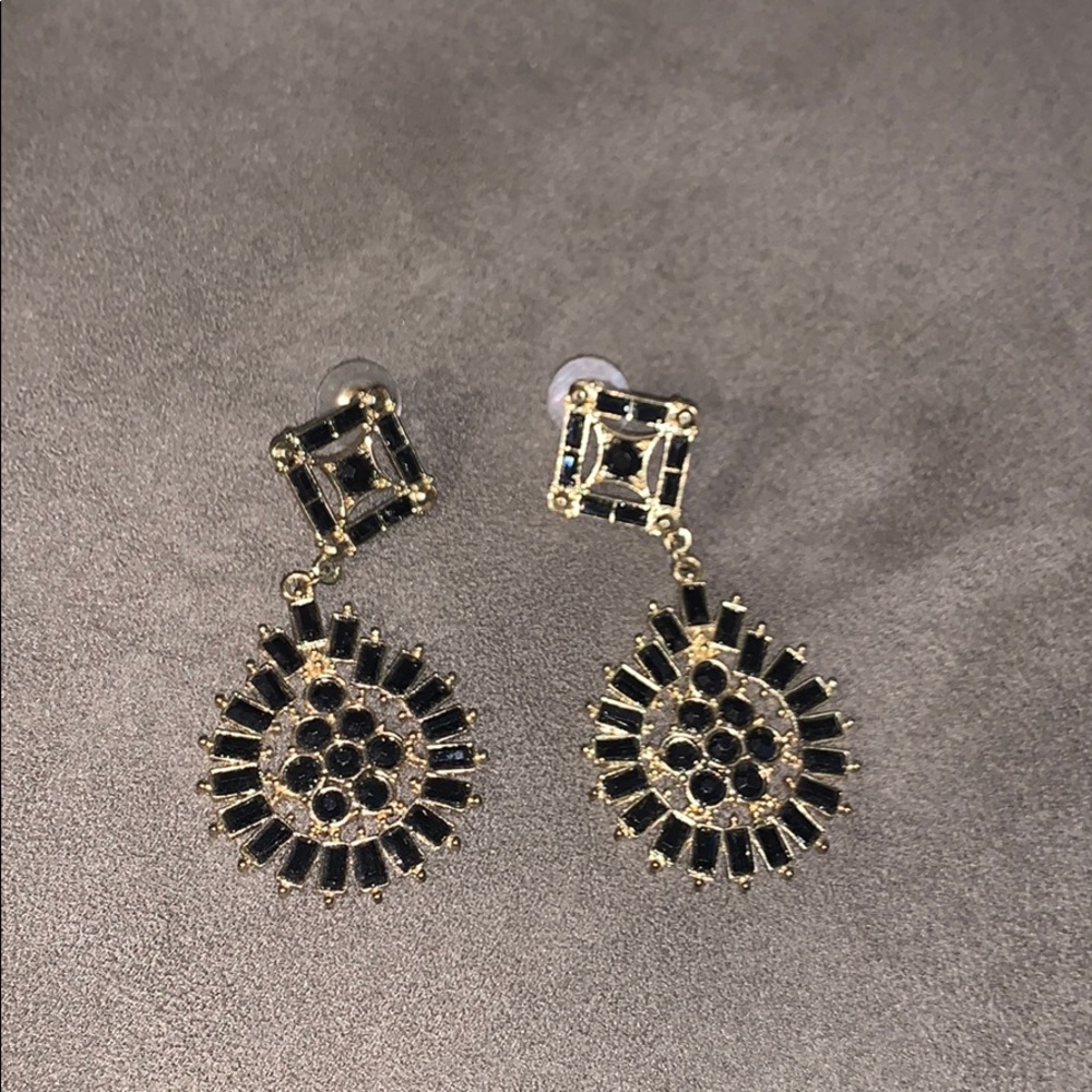 Black earrings